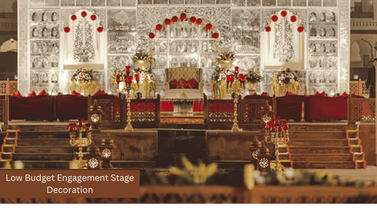 Low Budget Engagement Stage Decoration: Ideas