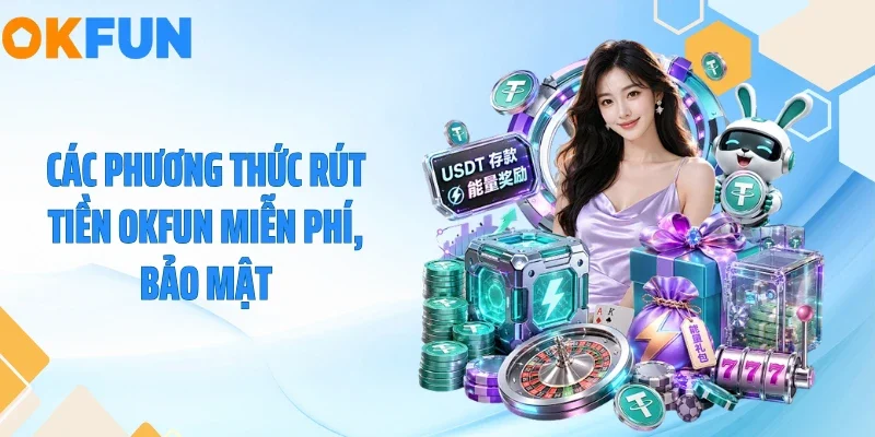 Rút Tiền OKFUN Các phương thức rút tiền OKFUN miễn phí, bảo mật